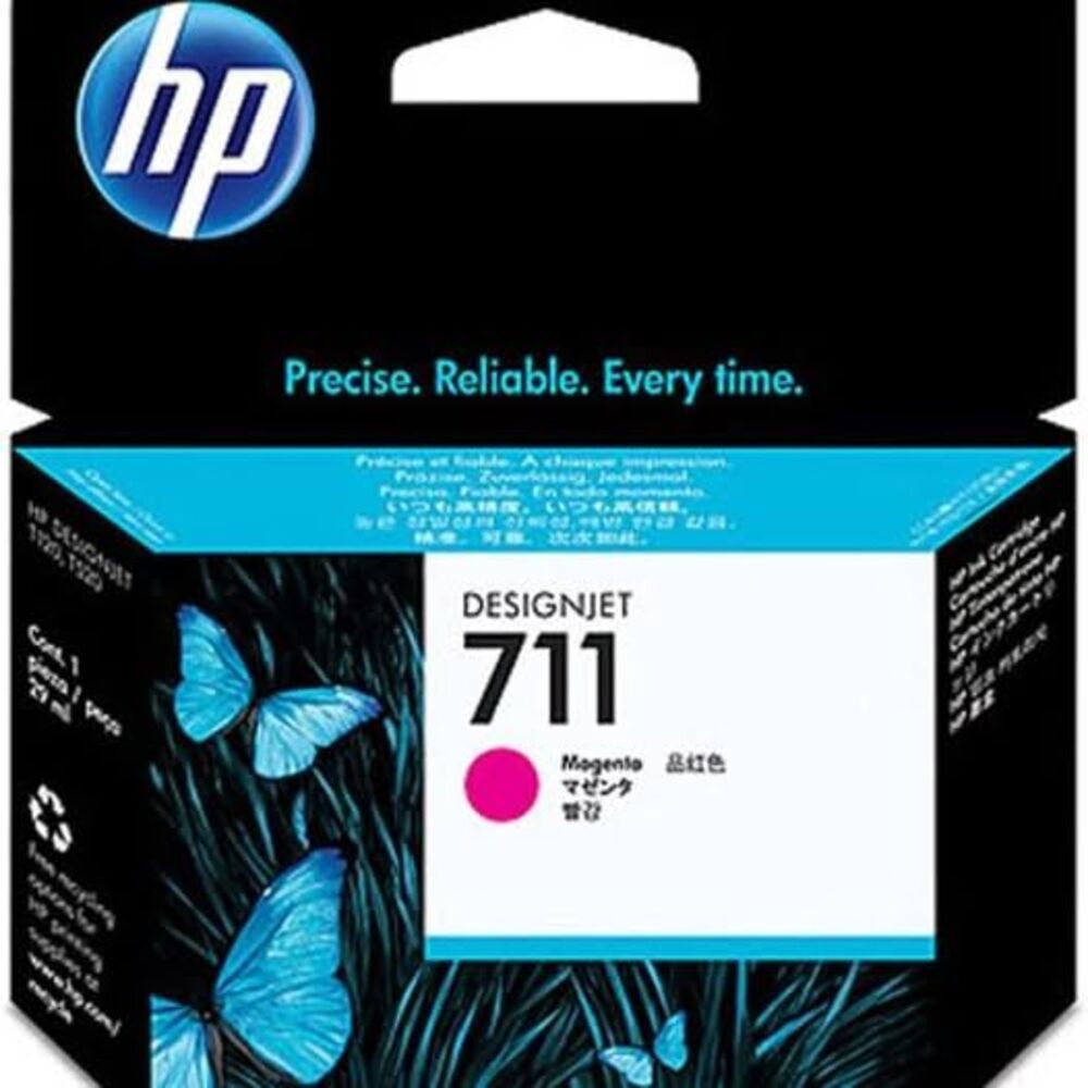 HP 711 Magenta 29-ml Genuine Ink (CZ135A) DesignJet T530, T525, T520, T130,
